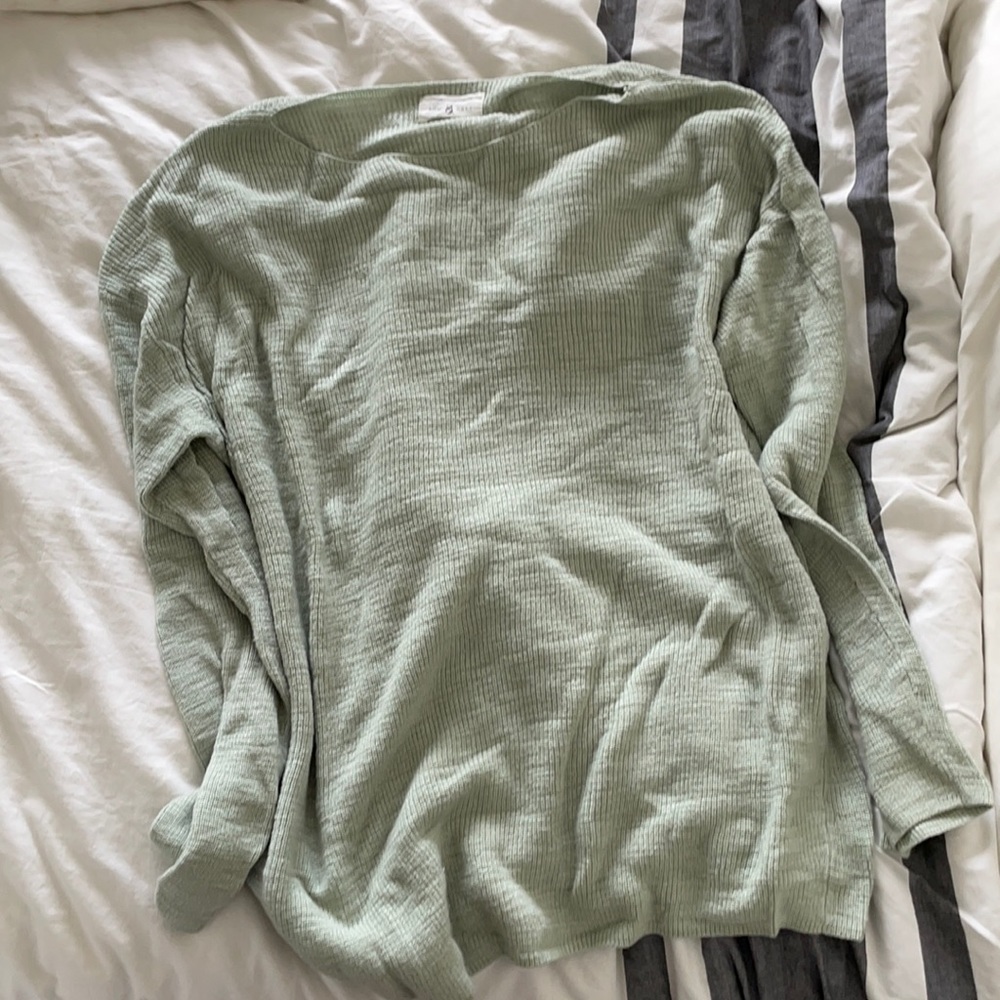 Seafoam Green Lou &  Grey Sweater